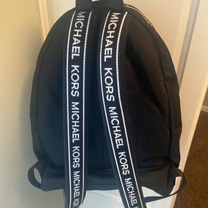 Black Michael Kors backpack